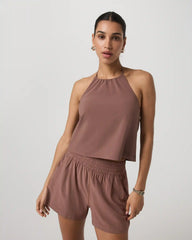 Villa Shoreline Halter Top | Sable