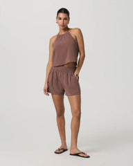 Villa Shoreline Halter Top | Sable