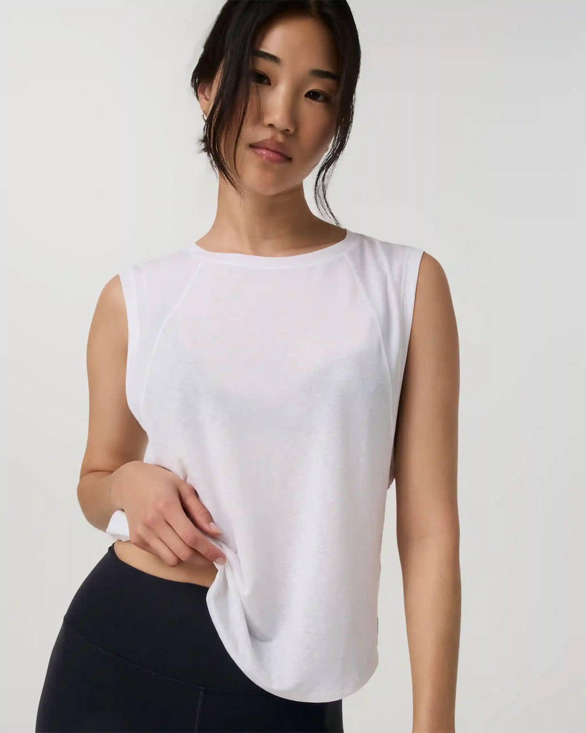 Westerlies Muscle Tank | White