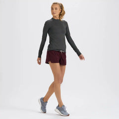 Long-Sleeve Lux Tee | Charcoal Heather