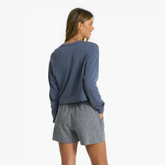Long-Sleeve Coast Tee | Azure