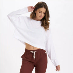Long-Sleeve Sundown Tee | White