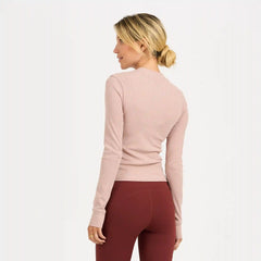 Long-Sleeve Pose Fitted Tee | Dogwood Heather