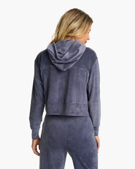 Haven Half Zip Hoodie | Azure