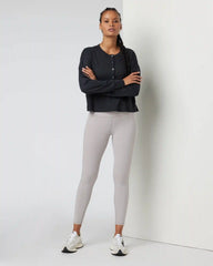Long Sleeve Sunrise Oversize Henley | Black