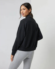 Granite Funnel Neck | Black Heather