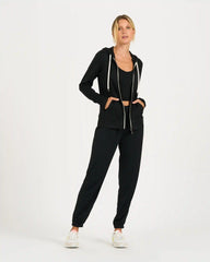 Halo Performance Hoodie | Black Heather