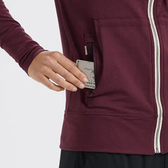 Halo Performance Hoodie | Cerise Heather