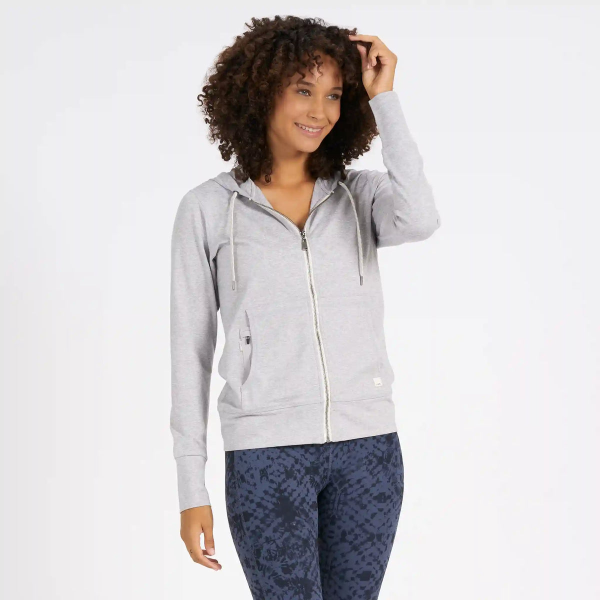 Halo Performance Hoodie | Pale Grey Heather
