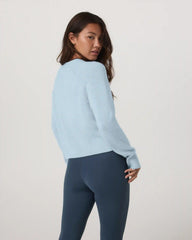 Émilie Cashmere Crew | Bluebell