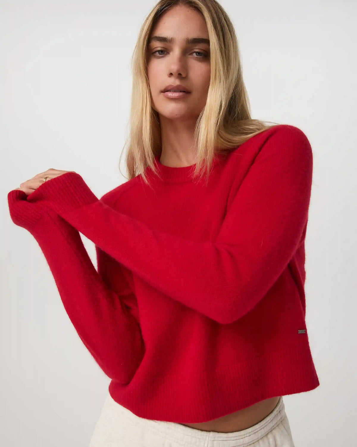 Émilie Cashmere Crew | Cherry