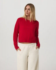 Émilie Cashmere Crew | Cherry