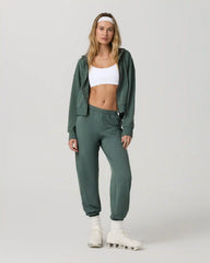 Halo Modern Full Zip Hoodie | Agate Green