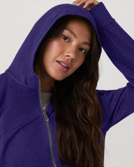 Halo Modern Full Zip Hoodie | Stellar Sky Heather
