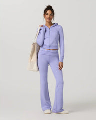 Halo Mini Full Zip Hoodie | Hyacinth Heather