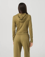 Halo Mini Full Zip Hoodie | Saguaro Heather