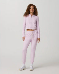 Halo Mini Full Zip Hoodie | Lilac Breeze Heather