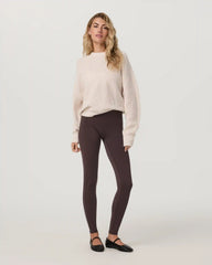 Oversized Cotton Waffle Sweater | Marshmallow