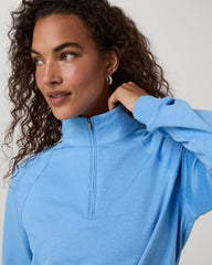 Halo Half Zip | Oasis Blue Heather