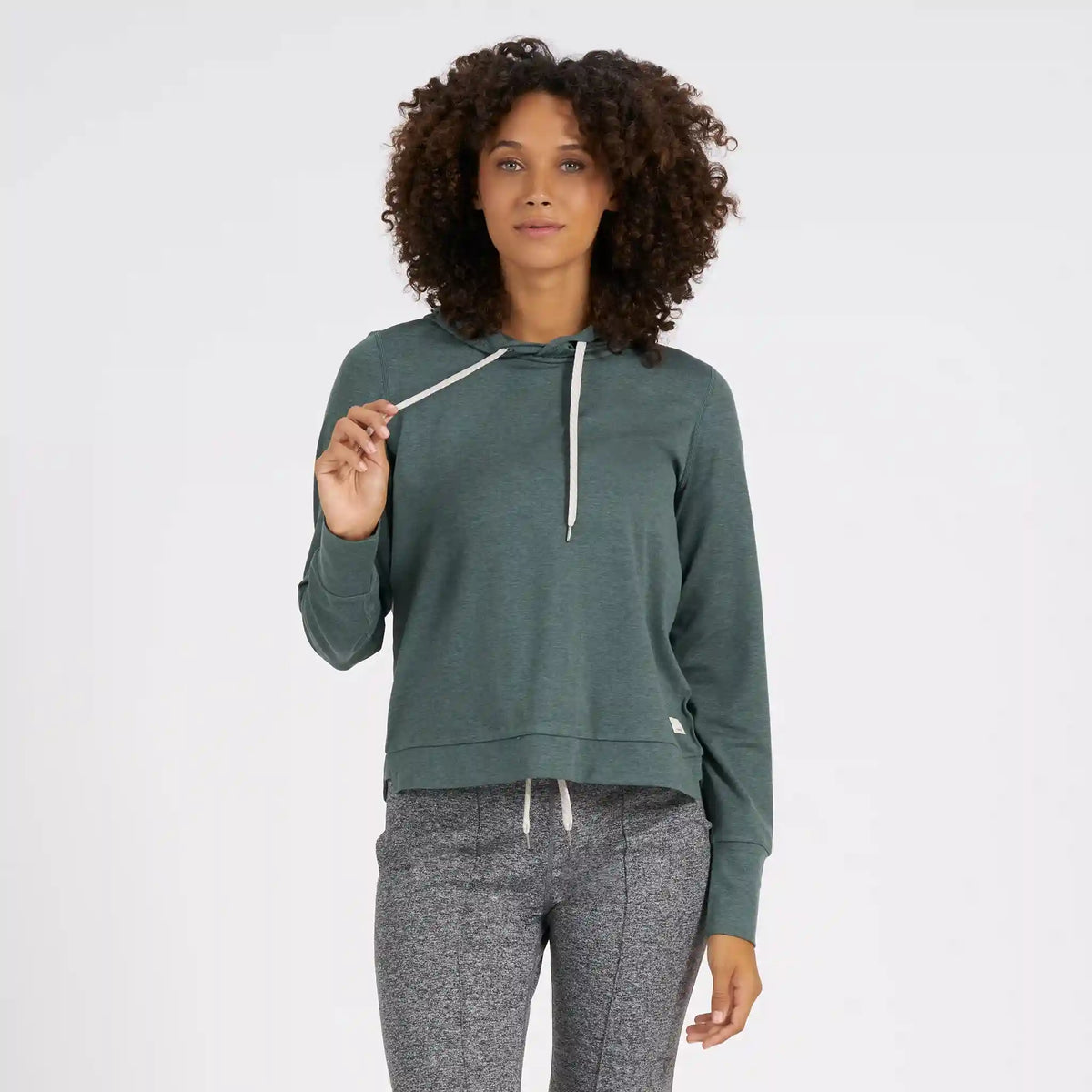 Halo Essential Hoodie | Kelp Heather