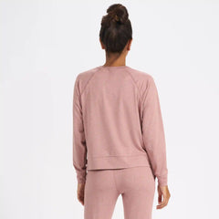 Long-Sleeve Halo Crew | Burnt Clay Heather
