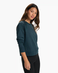 Long Sleeve Halo Crew | Beryl Heather