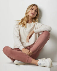 Long Sleeve Halo Crew | Milkweed Heather