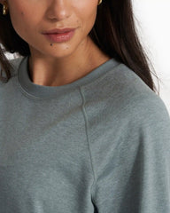 Long Sleeve Halo Crew | Stormy Heather