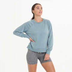 Long-Sleeve Halo Crew | Shade Heather