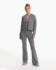 Granite Cropped Hoodie | Heather Grey