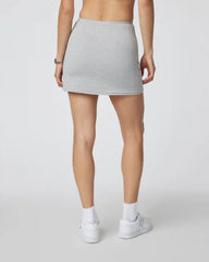 Halo Retro Skirt | Pale Grey Heather