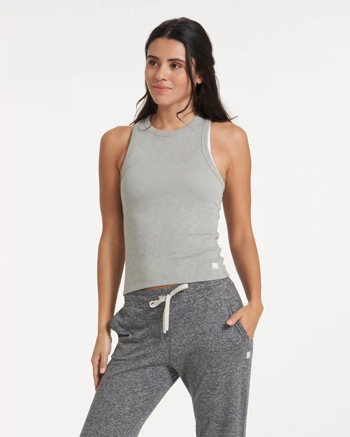 Sunrise High Neck Tank | Eucalyptus