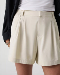 Villa Trouser Shorts | Mushroom