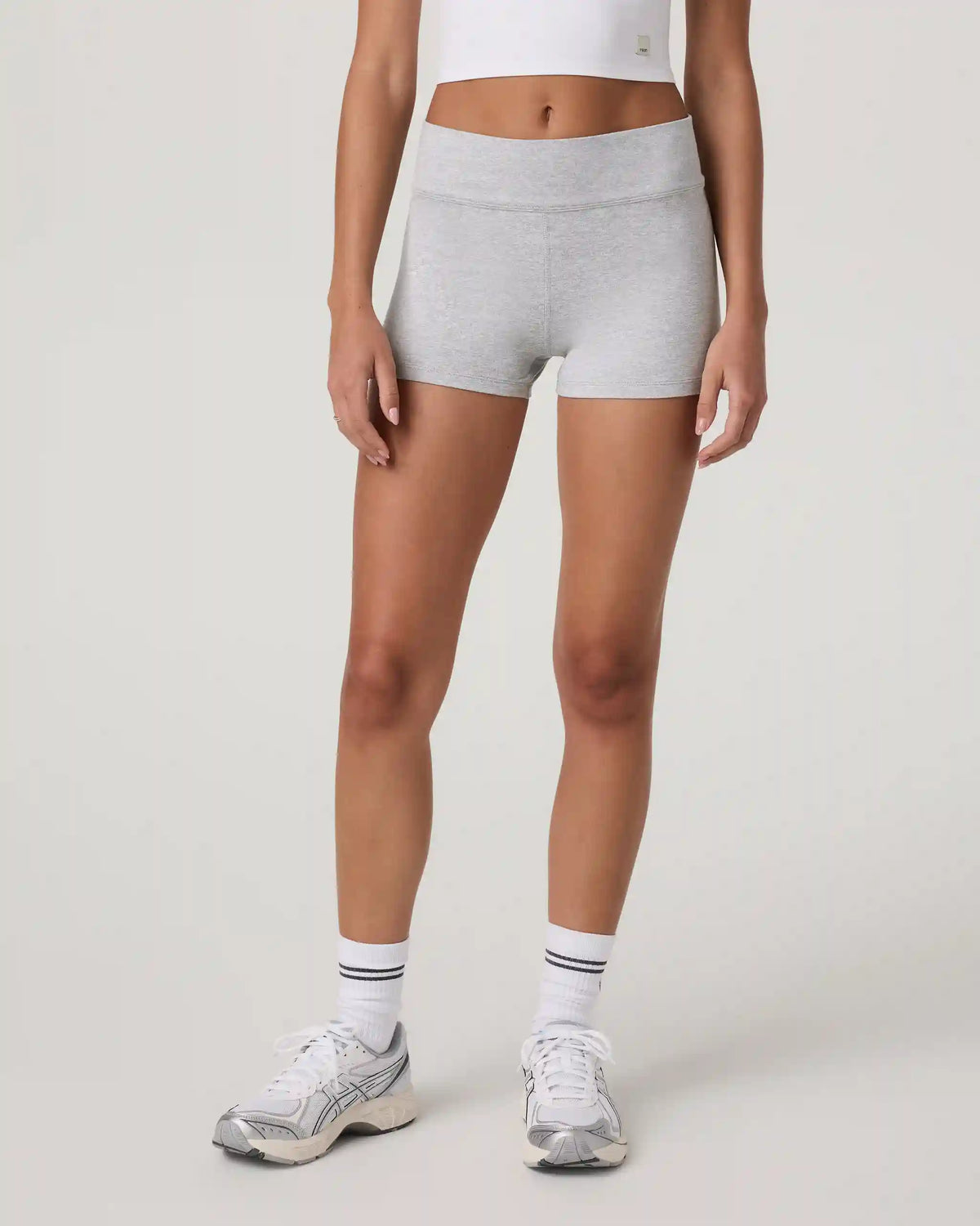 Halo Micro Short | Pale Grey Heather