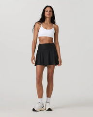 Baseline Gingham Skirt | Black