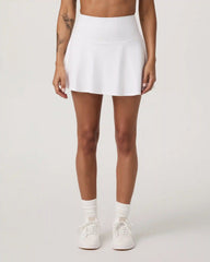 Baseline Gingham Skirt | White