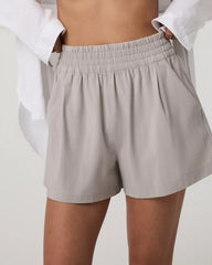 Villa Pinstripe Short | Suede Pinstripe