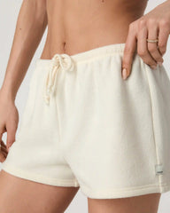 Beach Fleece Short | Natural
