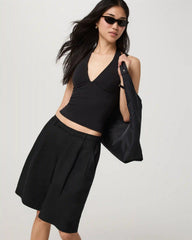 Trestles Low Slung Trouser Short | Black