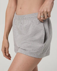 Halo Short | Pale Grey Heather
