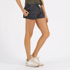 Halo Performance Short | Charcoal Shibori