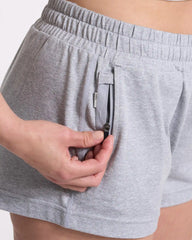 Halo Performance Short | Pale Grey Heather