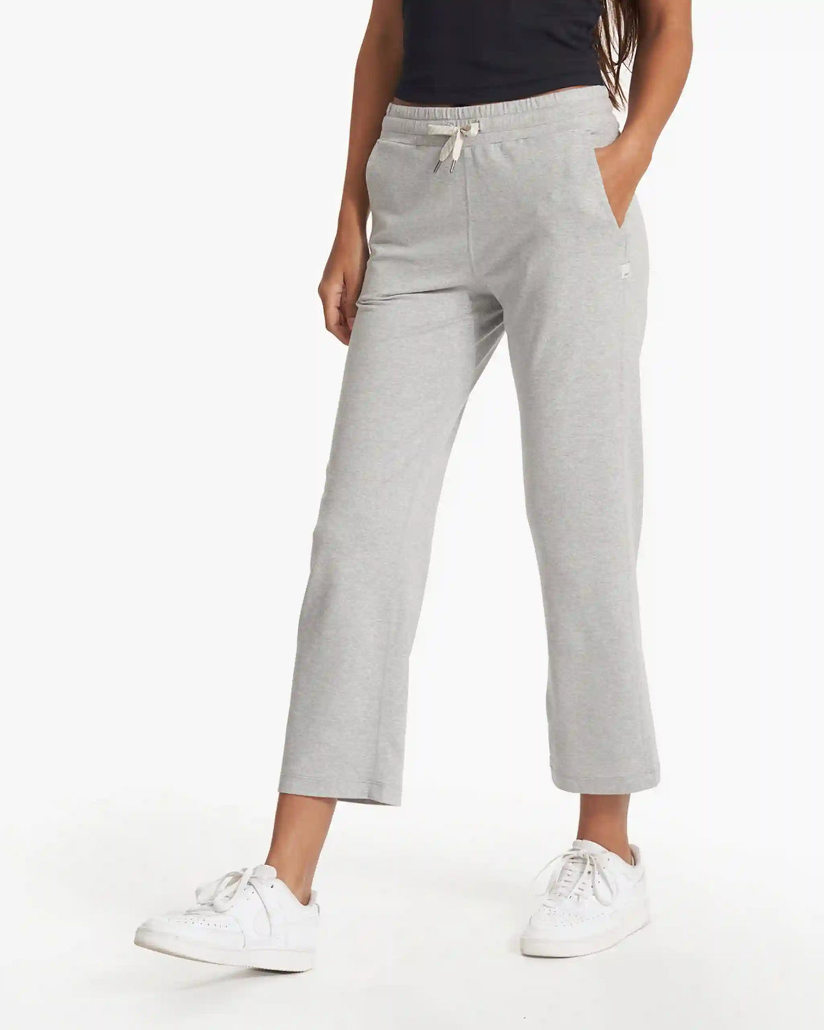 Halo Straight Leg | Pale Grey Heather