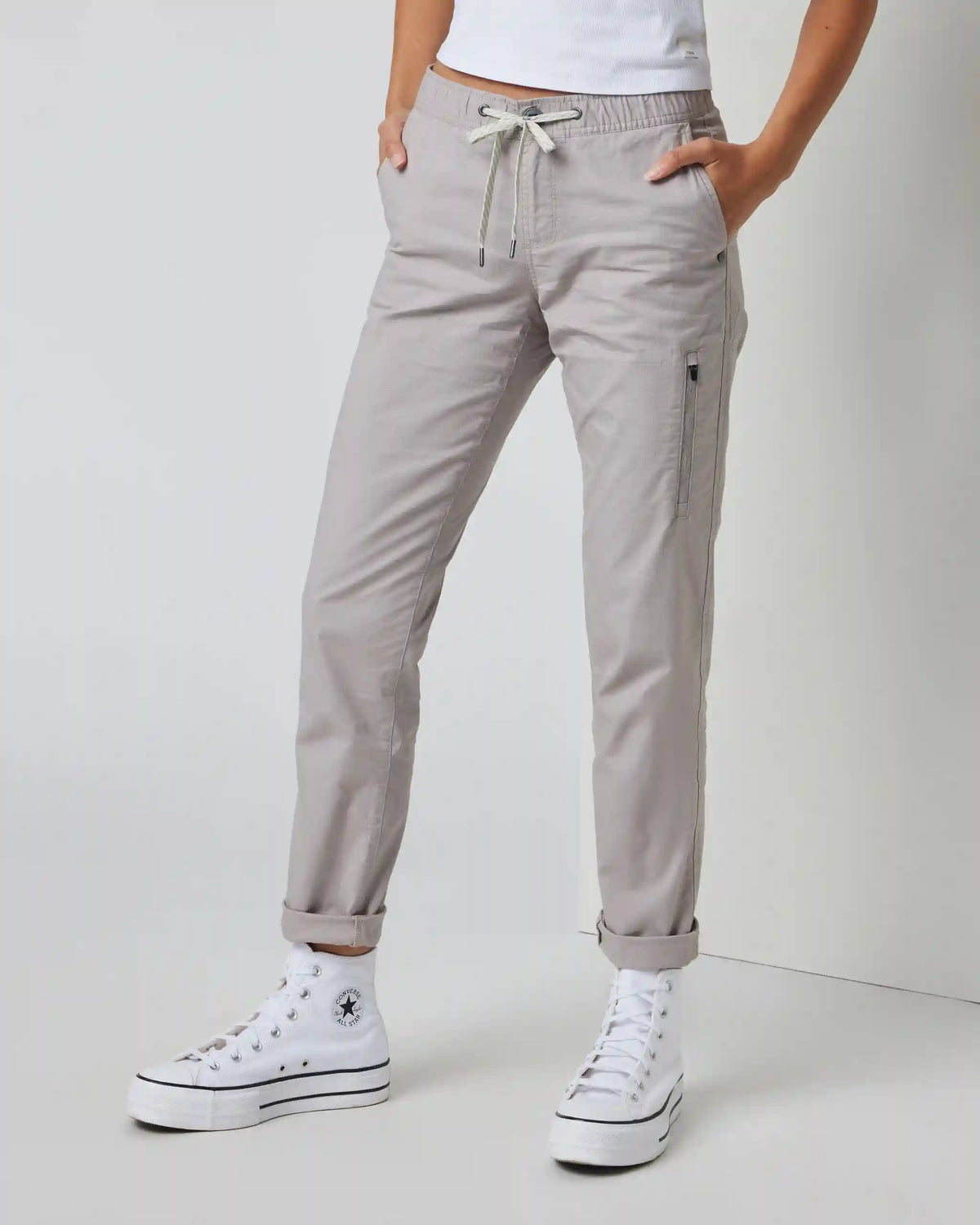 Womens Ripstop Pant | Soft Pewter