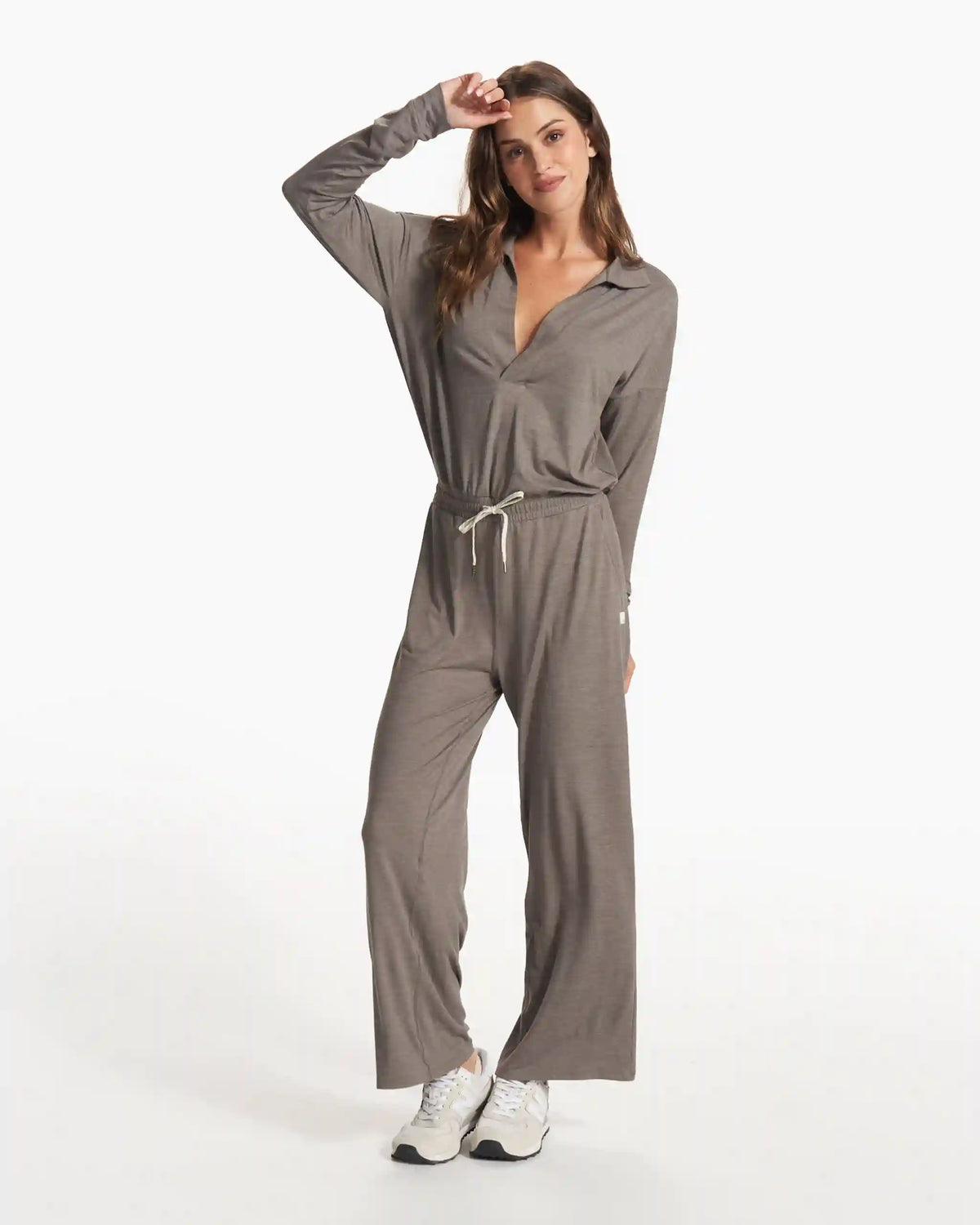 Lux Intentions Jumpsuit | Smoke Heather