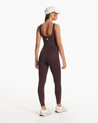 Halo Essential Jumpsuit | Mahogany Heather