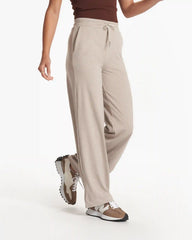 Halo Essential Wideleg Pant - Short | Dark Salt Heather