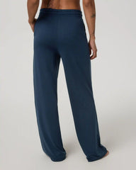 Halo Essential Wideleg Pant - Short | Blue Coast Heather