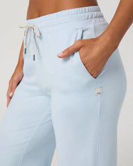 Halo Essential Wideleg Pant | Soft Sky Heather