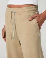 Halo Essential Wideleg Pant | Khaki Heather